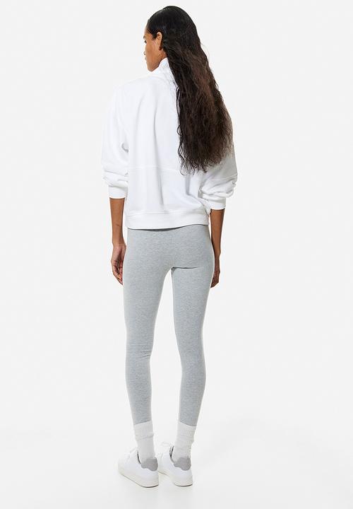H&M - Zip-top sweatshirt - white