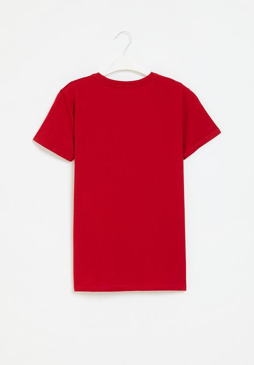 GUESS - Short sleeve t-shirt - samba red vibes