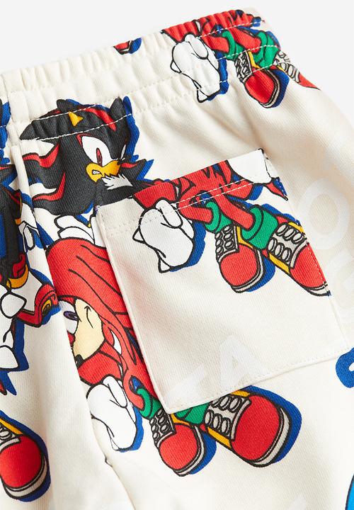 H&M - Patterned joggers - white