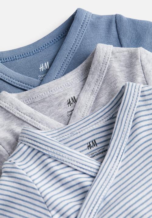H&M - 3-pack long-sleeved bodysuits - multi