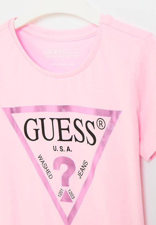 GUESS - Short sleeve t-shirt core - alabaster pink