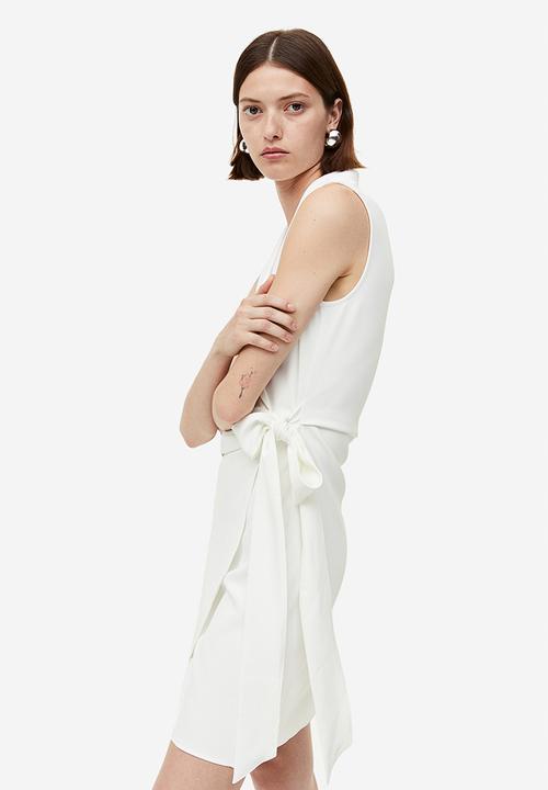 H&M - Blazer wrap dress - white