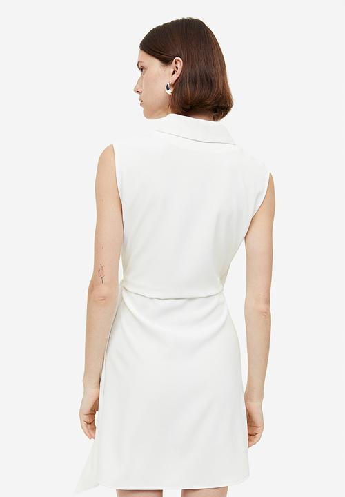 H&M - Blazer wrap dress - white