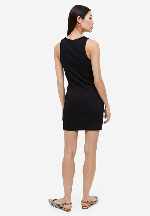 H&M - Ribbed dress - black