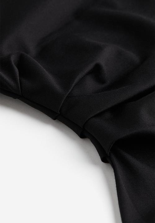 H&M - Draped dress - black