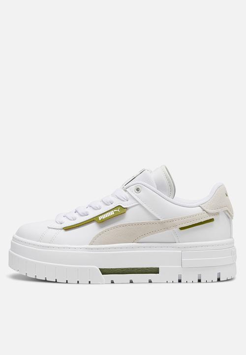 PUMA - Mayze Crashed Wns - Puma White-Vapor Grey