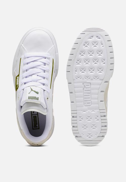 PUMA - Mayze Crashed Wns - Puma White-Vapor Grey