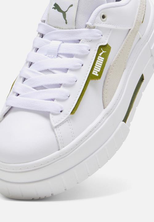 PUMA - Mayze Crashed Wns - Puma White-Vapor Grey