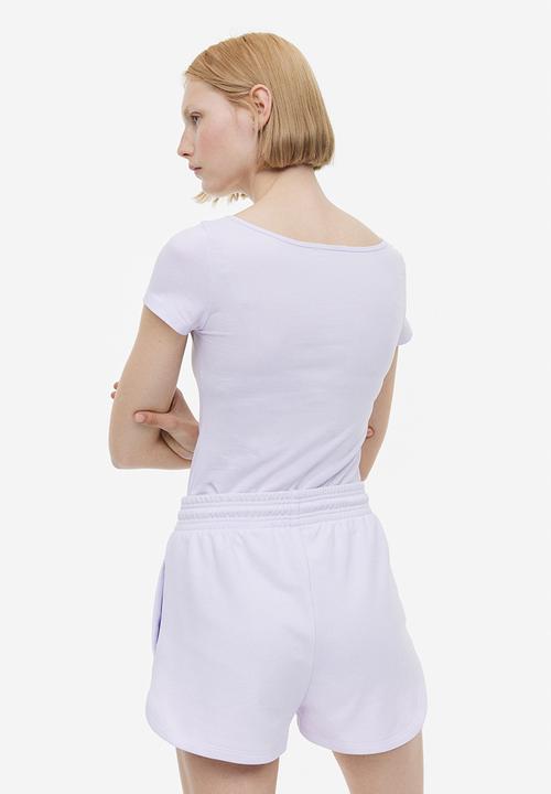H&M - Fitted t-shirt - purple