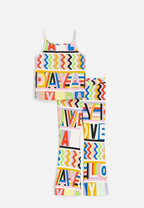 H&M - 2-piece patterned set - multi
