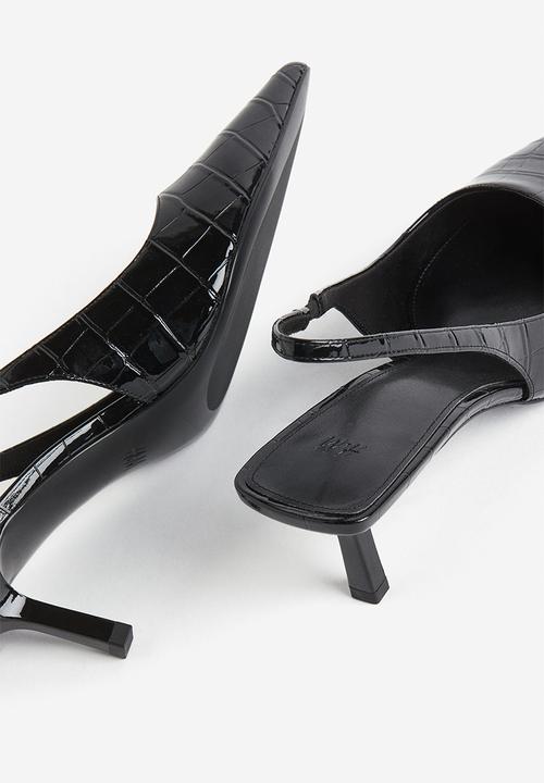 H&M - Slingbacks - black