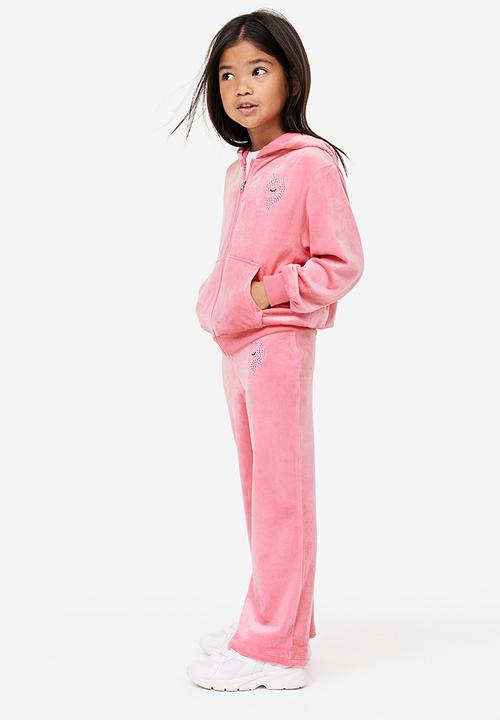 H&M - Velour trousers - pink