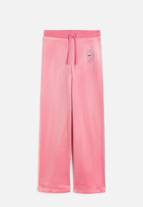 H&M - Velour trousers - pink