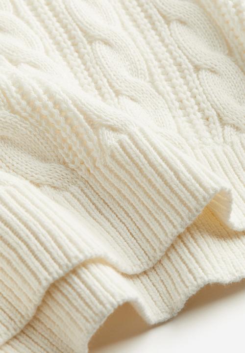 H&M - Short jumper - white