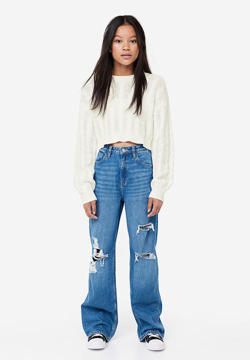 H&M - Short jumper - white