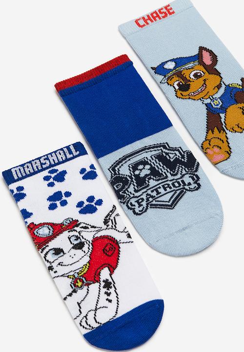 H&M - 5-pack anti-slip socks - blue multi