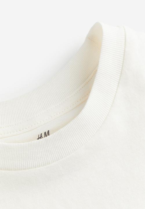 H&M - Printed T-shirt - white