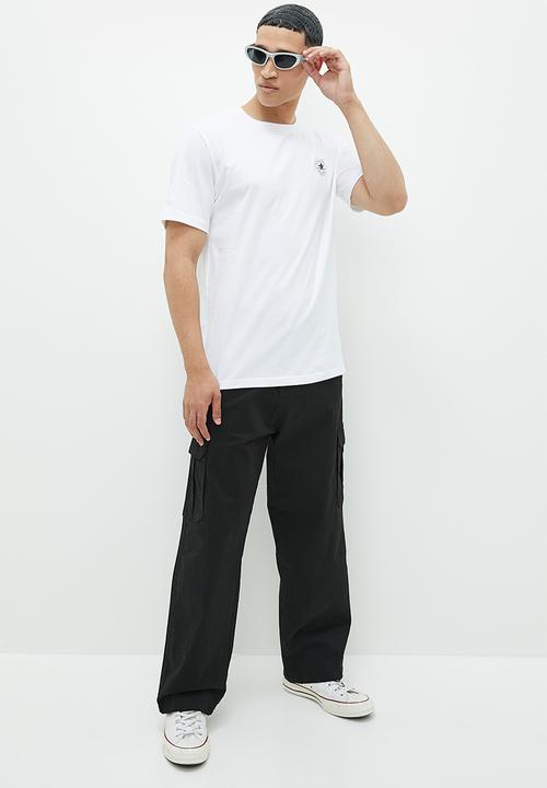 Converse - Go-to mini patch T-shirt - white