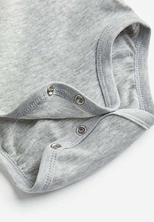 H&M - Long-sleeved bodysuit - grey