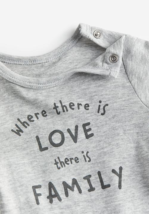 H&M - Long-sleeved bodysuit - grey