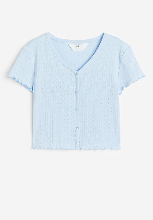 H&M - Cotton jersey t-shirt - blue