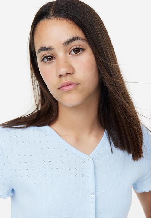 H&M - Cotton jersey t-shirt - blue