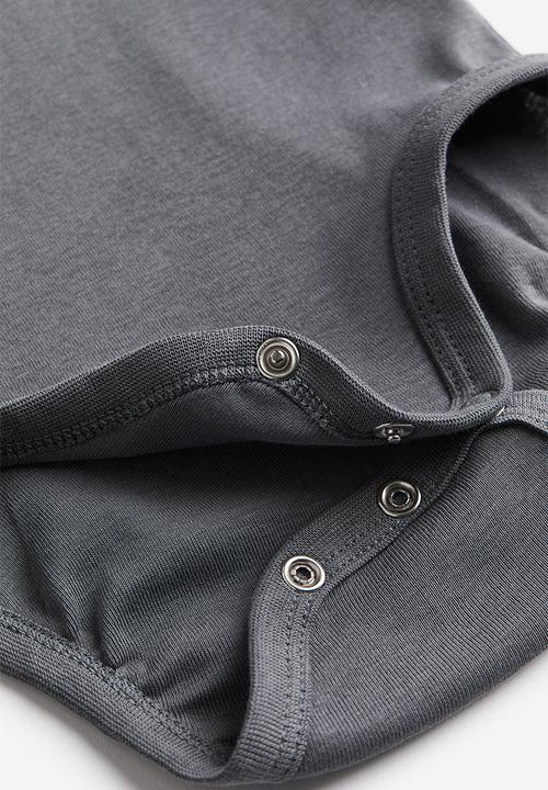 H&M - Long-sleeved bodysuit - grey multi