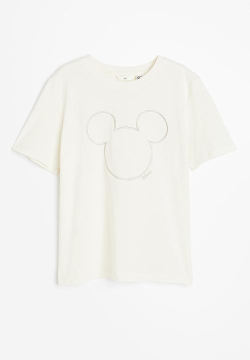 H&M - T-shirt with a motif - white