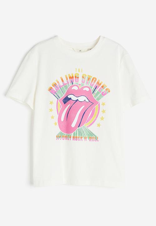 H&M - T-shirt with a motif - white, multi