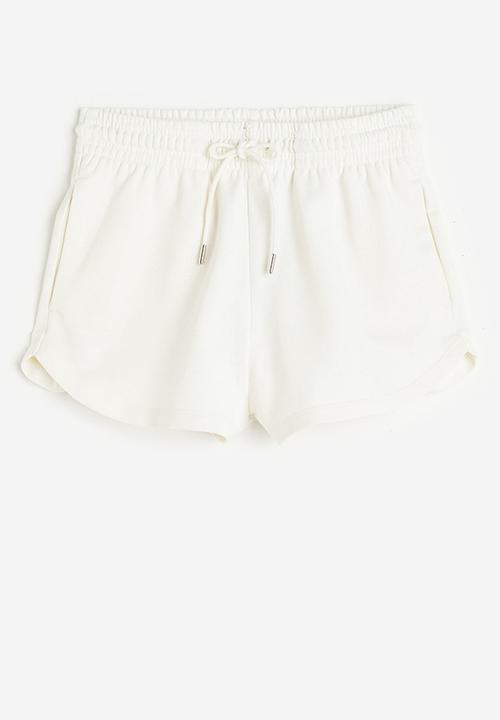 H&M - Sweatshirt shorts - white