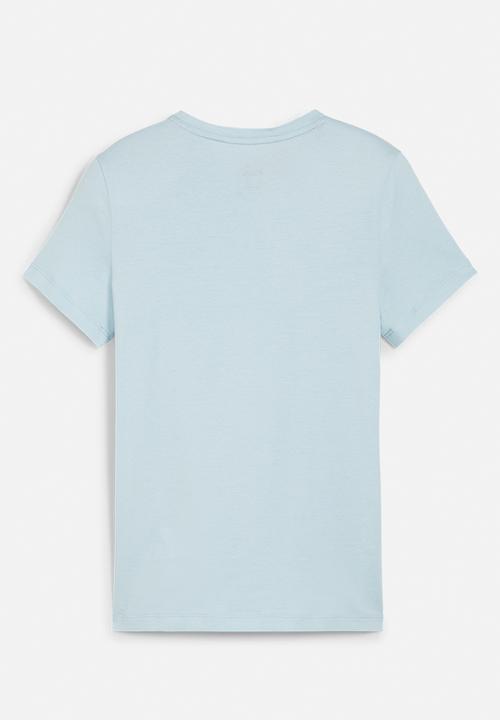 PUMA - Ess logo tee g - turquoise surf