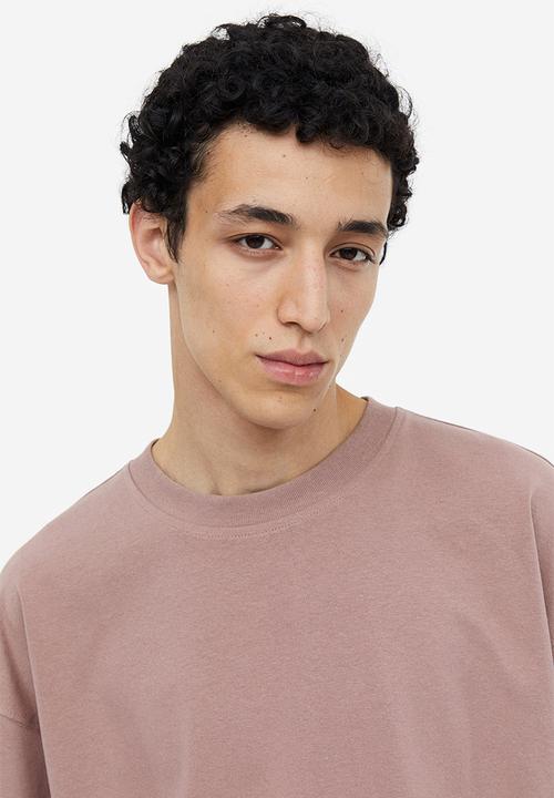 H&M - Oversized fit cotton T-shirt - pink