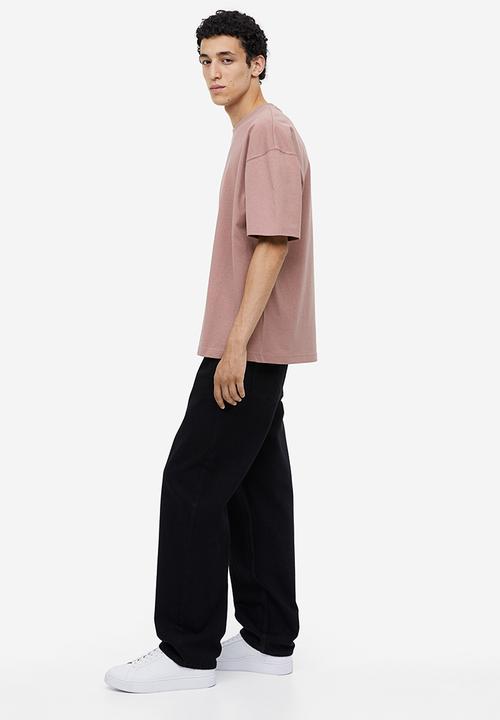 H&M - Oversized fit cotton T-shirt - pink