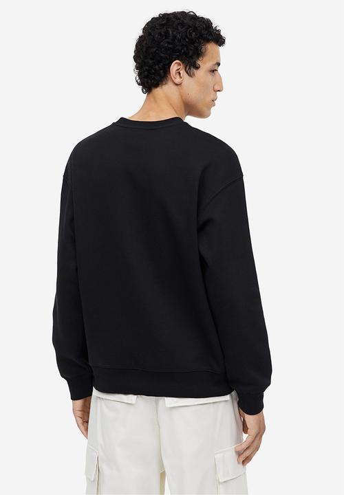 H&M - Loose fit sweatshirt - black