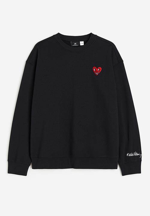 H&M - Loose fit sweatshirt - black