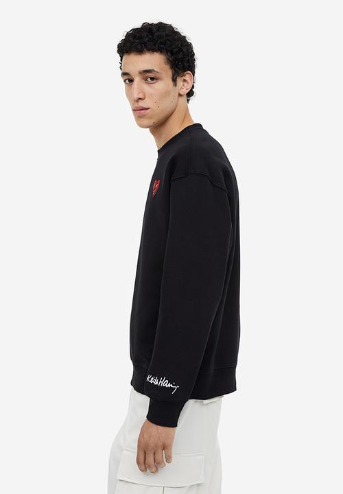 H&M - Loose fit sweatshirt - black
