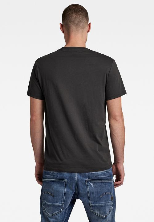 G-STAR - Base htr v t s/s 2-pack NY jersey - solid black