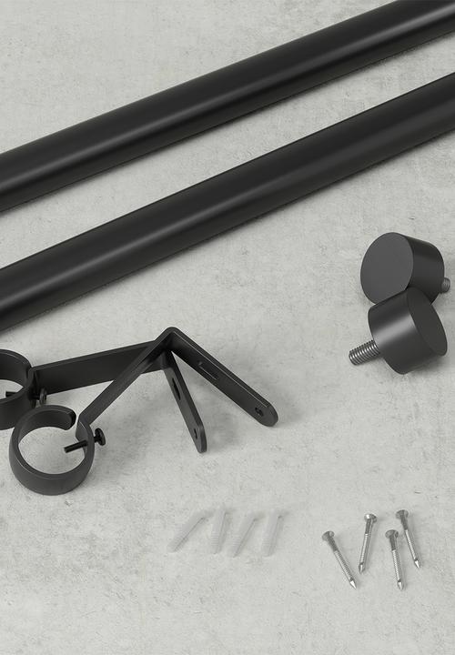 Umbra - Cappa Expandable Curtain Rod - black 91cm - 168cm