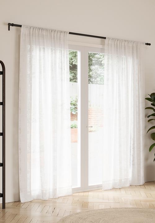 Umbra - Cappa Expandable Curtain Rod - black 91cm - 168cm