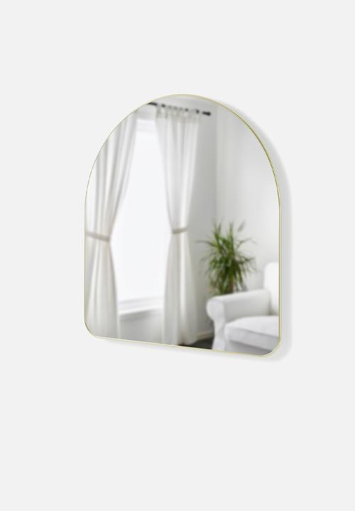 Umbra - Hubba arched mirror - brass