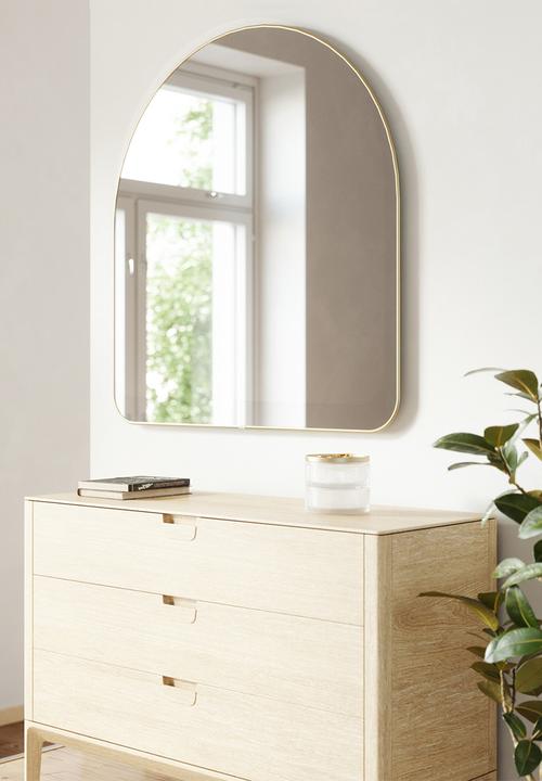 Umbra - Hubba arched mirror - brass