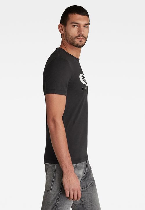 G-STAR - Graphic 4 slim r t s\s - black