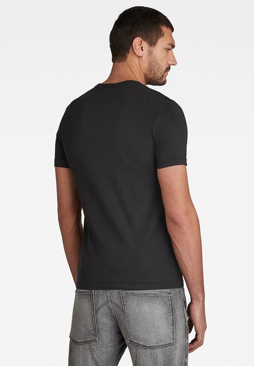 G-STAR - Graphic 4 slim r t s\s - black