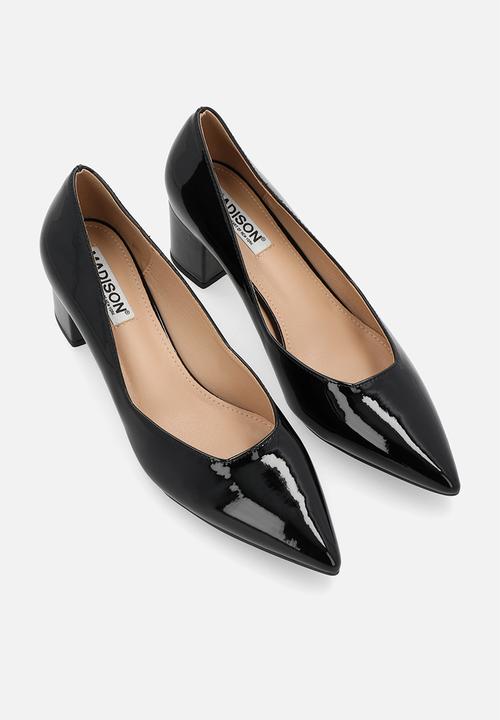 Madison® - Pamela block heel court - black