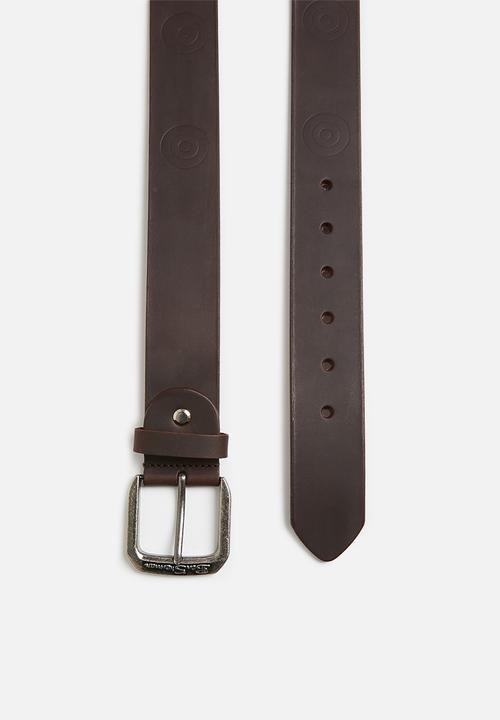 Ben Sherman - Target emboss leather - brown