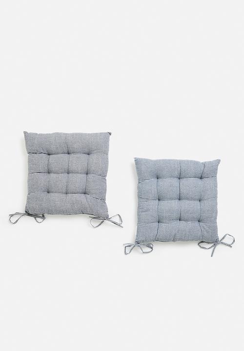 H&S - Tuck seat pad set of 2 - grey