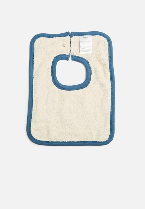 Cotton On - The square bib - petty blue/dada