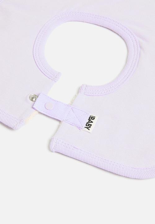 Cotton On - The square bib - vintage lilac/mama