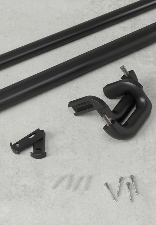 Umbra - Twilight Adjustable Curtain Rod Medium  - Matte black