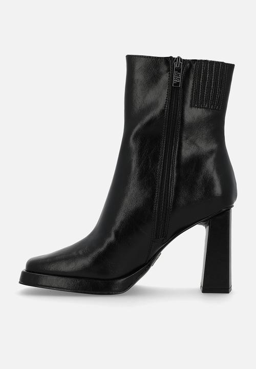 Steve Madden - Freya block heel boot - black
